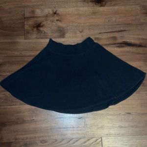Black Cotton Skirt